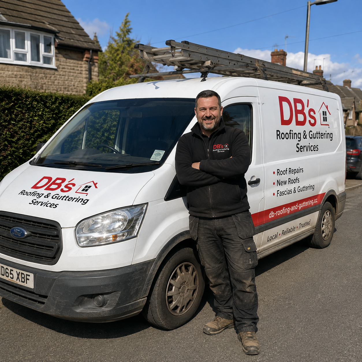 Darren Birmingham, owner of DB's Roofing & Guttering Limited